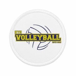 tygmärke med egen design merch kth volleyball